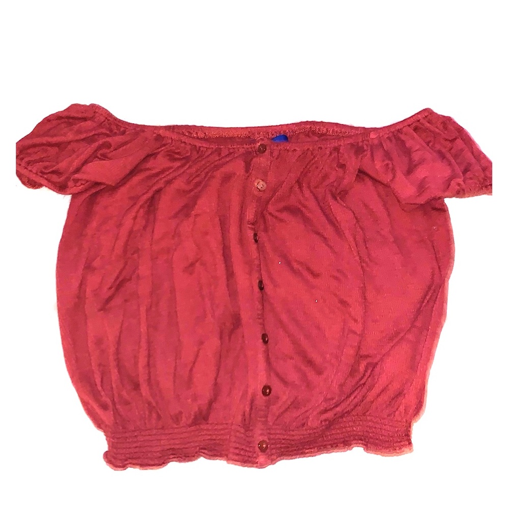 Maroon Aeropostale crop top